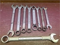 (9) Craftsman Combination Wrenches
