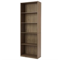 W8348  Mainstays 5 Shelf Adjustable Shelf Bookcase