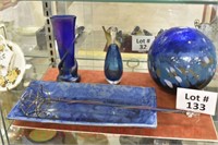 Art Glass & Art Pottery: