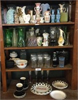 Large Lot of Vintage Ceramic & Glass Vases & More