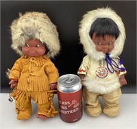 2 poupées Premières Nations, Regal, Canada,