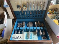 OLD SILVER SETS/ FLATWARE