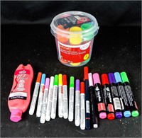 FABRIC PAINT AND MARKERS FOR CREATIVES