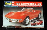 Vintage Revell 68 Corvette L-88 1:25 Model Kit
