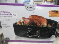 UNTESTED Rival Self Basting Roaster Oven