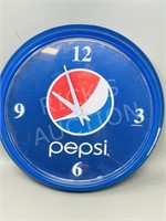 Pepsi wall clock, quartz - 14"