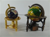 2 Miniature Globes