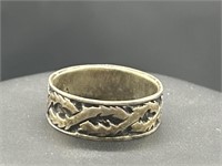 925 Silver Ring, Size 14, 
TW 8.6g