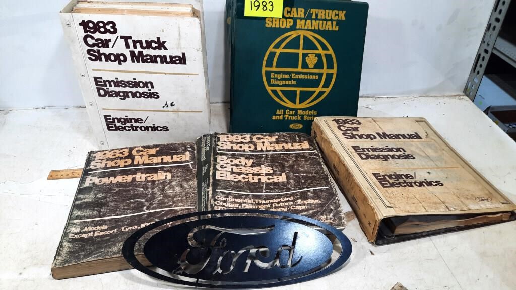 1983 Ford Repair Manuals & Lazer Cut Ford Emblem