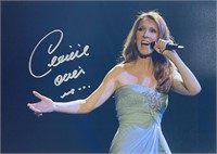 Autograph COA Celine Dion Photo