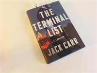 Autographed Copy of Jack Carr's The Terminal List