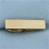 Vintage Tie Clip in 10k Yellow Gold