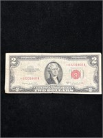 1953 B $2 Red Seal Star Note