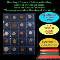 20 Great Coins of the World, hand selected, many t