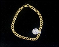 10K Gold Bracelet - 8.25” Approximately 6.3g