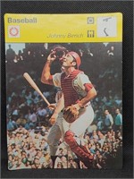 1977 Editions Rencontre Johnny Bench Sports