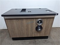 BEVERAGE SERVICE COUNTER, 46.25" x 27" x 34.25"