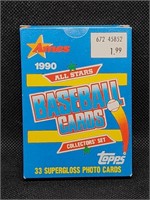 1990 Topps All-Stars Collector's Set of Baseball