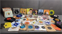 155pc+ Vtg 45rpm Vinyl Records Lot w/Beatles
