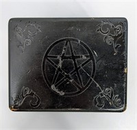 Black Pentagram Wooden Box