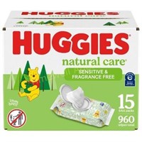 Huggies Sensitive Unscented Baby Wipes - 960ct