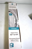 Shower Curtain Rod Curbed NIB