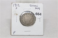 1912 S Nickel-F Key