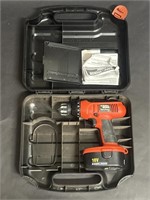 Black And Decker 18 V Cordless Drill With Case