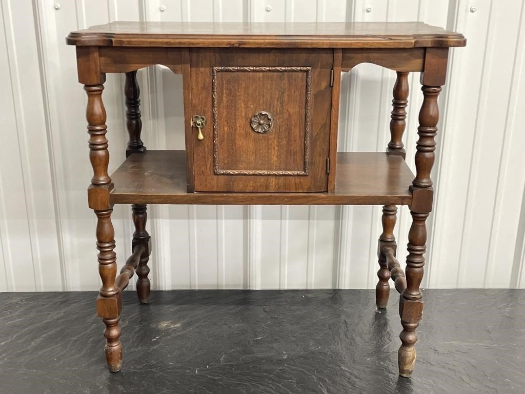 Antique Humidor "Smoke" Cabinet