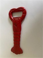 Vintage Lobster Solid Metal Bottle Opener