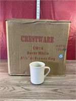 Case of 8 1/2 oz. Dover White Mugs