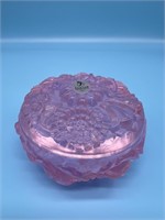 Fenton Pink Powder Box