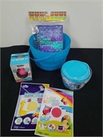 New plastic Easter baskets with push and pop