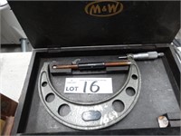 Moore & Wright 6-7" Outside Micrometer & Case