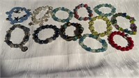 Glass Beaded Bracelets & others