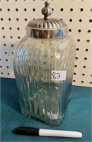 GLASS CANISTER AND LID