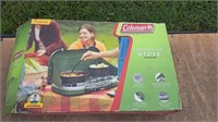 Coleman perfect flow propane camp stove new in