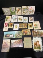 Victorian Ephemera Postcards Trade Cards & More