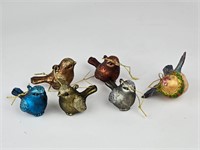 Vintage Turtle Doves Ornaments