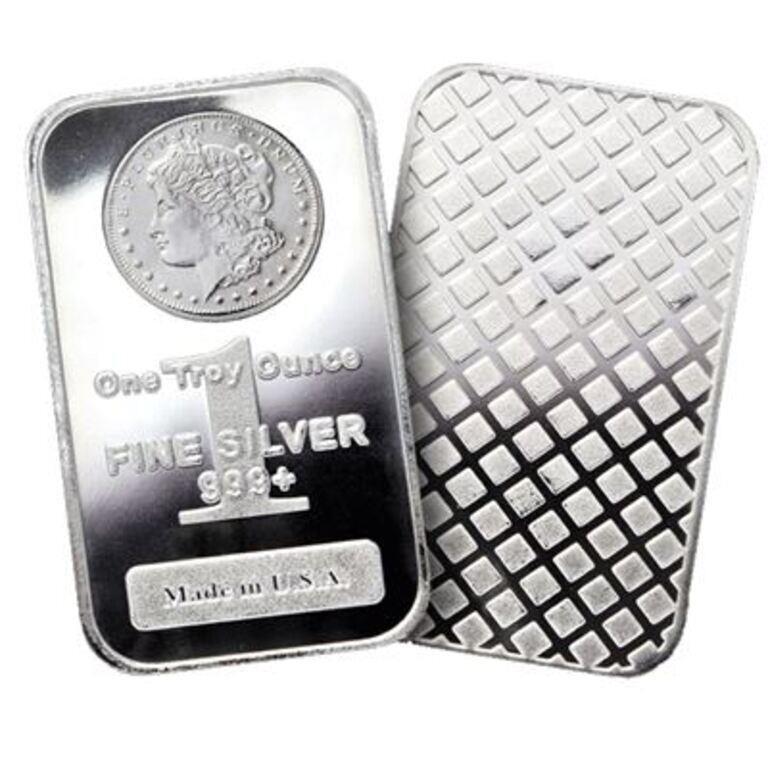 1oz - Morgan Silver Bar