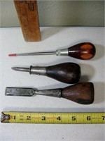 3 Pc Antique Tools