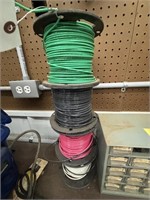 4 Rolls of Wire (Some Wire Have Been Used