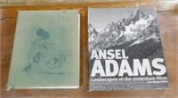 Ansel Adams & Norman Rockwell Coffee Table Books.