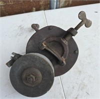 Vintage iron grind stone