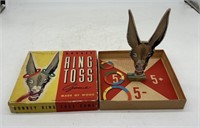 1941 Whitman Donkey Ring Toss Game