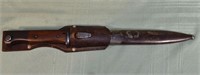 1936 German K98 bayonet S/239, matching scabbard,