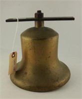 Large brass ships bell 10”