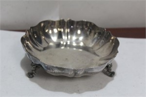 A Footed Silverplated Tray/Bowl