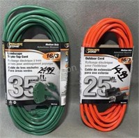 2 New Extension Cords