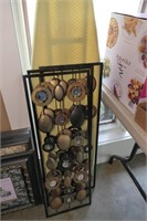 (2) Metal wallhangings & ironing board